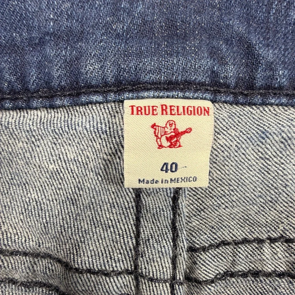 True Religion Mens Rocco‎ Relaxed Skinny Jeans Indigo Dark Wash Size 44x30 40
